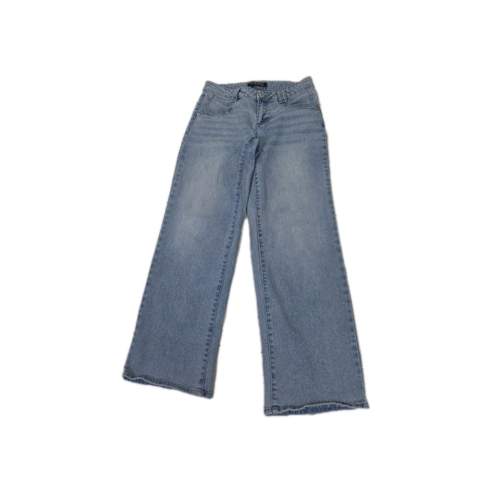 Women's Blue Spice Cotton Blend Mid Rise Light Blue Denim Jeans Size 5